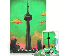 Puzzle de 1000 pièces pour Adultes, Art de Propagande Canadien, Jeu Impossible, Interaction Parent-Enfant, pour Un Anniversaire ou Noël, 50x75cm