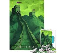 Puzzle de 1000 pièces pour Adultes Art de Propagande Chinois Jeu éducatif et Stimulant pour Les activités familiales à partir de 14 Ans (50x75cm)