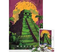 Puzzle de 1000 pièces pour Adultes Art de Propagande Mexicain Jeu éducatif Amusant et Humoristique Décoration Murale pour Les Joueurs (50x75cm)