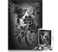 Puzzle de 1000 pièces pour Adultes - Art du Tatouage VIII - Détente et Loisirs - Jeu de Loisirs créatifs aux découpes Fines et Lisses - Dimensions 50x75cm