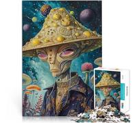 Puzzle de 1000 pièces pour Adultes Art Extraterrestre Réduction du Stress intéressante Car C'est Un pour Toute la Famille 38x52cm