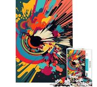 Puzzle de 1000 pièces pour Adultes Art Pop Abstrait idéal pour Un Anniversaire ou Noël décoration intérieure Jeu Relaxant à partir de 14 Ans (50x75cm)