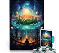 Puzzle de 1000 pièces pour Adultes Art sur Internet Fabriqué en Carton pour Les 14 Ans et Plus Jeu Stimulant et Jeu Familial Super Cadeau de Noël。Taille：38x52cm/14.96x20.47pouce