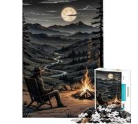 Puzzle de 1000 pièces pour Adultes Arthur Red Dead Redemption Jeu de réflexion Jouet éducatif Cadeau d'anniversaire Analyse et logique (Dimensions 75x50cm)