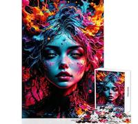 Puzzle de 1000 pièces pour Adultes As My Mind Explodes Jeu éducatif et Amusant pour Toute la Famille Décoration Murale Renforce l'amour Entre Les Couples (50x75cm)