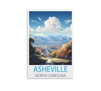 Puzzle de 1000 pièces pour Adultes, Asheville, Caroline du Nord. Puzzle Classique de 1000 pièces, Jeu éducatif, Magnifique Puzzle décoratif de 52 x 38 cm.