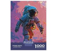 Puzzle De 1000 Pièces pour Adultes Astronaut Paintings Puzzle, Jouet, Décoration Murale, Difficile Et Stimulant 52x38cm/1000pcs