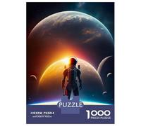 Puzzle De 1000 Pièces pour Adultes Astronaut Planets Puzzle, Jouet, Décoration Murale, Difficile Et Stimulant 52x38cm/1000pcs