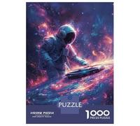 Puzzle De 1000 Pièces pour Adultes Astronaut Space DJ Puzzle, Jouet, Décoration Murale, Difficile Et Stimulant 38x26cm/1000pcs