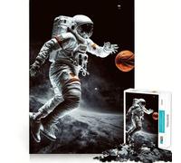 Puzzle de 1000 pièces pour Adultes Astronaute,basketteur,Espace Découpe soignée Décoration Jeu Amusant et divertissant Temps Libre Cadeau d'anniversaire ou Loisir (38x26cm)