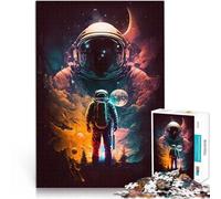 Puzzle de 1000 pièces pour Adultes Astronaute de l'espace Défi Difficile pour soulager Le Stress Une œuvre d'art 38x26cm