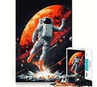 Puzzle de 1000 pièces pour Adultes Astronaute et basketteur Jeu de réflexion et de détente pour Un Anniversaire (50x75cm)