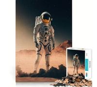 Puzzle de 1000 pièces pour Adultes Astronaute sur Une Nouvelle planète Jeu d'articulation précis Jeu de Concentration Cadeau Amusant et Facile à réaliser Décoration de Noël (50x75cm)