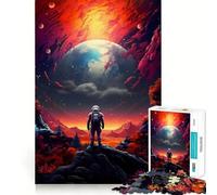 Puzzle de 1000 pièces pour Adultes Astronautes veulent rentrer chez eux Ajustement Parfait Défi cérébral Artistique Jeu Amusant et réparateur Cadeau d'anniversaire pour l'esprit (50x75cm)