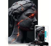 Puzzle de 1000 pièces pour Adultes Athéna,déesse Grecque,découpe soignée,Jeu cognitif,Divertissement pour Les Moments de détente,Cadeau d'anniversaire Artistique (38x26cm)