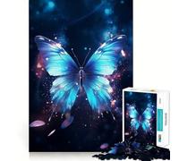 Puzzle de 1000 pièces pour adultes avec un beau motif papillon, un jeu de réflexion délicat qui invite à se détendre et à passer de belles heures et sert de décoration de Noël