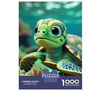 Puzzle De 1000 Pièces pour Adultes Baby Sea Turtle in A Reef Puzzle pour Adolescents : Améliore La Mémoire. Chaque Pièce Est Unique - Jouet Éducatif 38x26cm/1000pcs