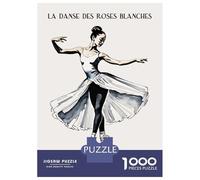 Puzzle De 1000 Pièces pour Adultes, Ballet Dancer in White Tutu, Expérience Puzzle Relaxante, Idée Cadeau Noël, Pièces Haute Qualité, 70x50cm/1000pcs