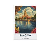 Puzzle de 1000 pièces pour Adultes - Bangkok, Thaïlande - Puzzle en Papier de 1000 pièces - Jeu de décompression pour Adultes - 38 x 52 cm