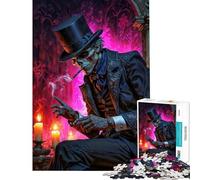 Puzzle de 1000 pièces pour Adultes Baron Samedi en Haut-de-Forme Un Puzzle Difficile et Stimulant Cadeau Anti-Stress pour Femmes à partir de 14 Ans 38x26cm