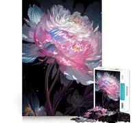 Puzzle de 1000 pièces pour Adultes Beauté des pétales Roses,découpe Fine,Jeu de Concentration,Jeu Calme,activité d'anniversaire (38x26cm)