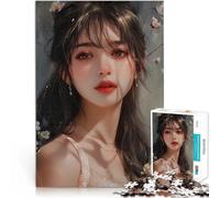 Puzzle de 1000 pièces pour Adultes Beauté Divine Entraînez Votre Cerveau et Vos Mains avec Affiche et Feuille de Questions correspondantes 52x38cm