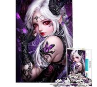 Puzzle de 1000 pièces pour Adultes Beauté du Papillon enchanté Puzzles pour Adultes Jeu de Construction défi Difficile (Taille 38x52cm)