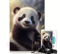 Puzzle de 1000 pièces pour Adultes Bébé Panda Premium Cut Play Activité intellectuelle et ludique pour Un Moment de Paix et de Divertissement,idéal pour Un Anniversaire ou Une activité Artistique