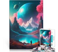 Puzzle de 1000 pièces pour Adultes Bel Espace Jouets addictifs pour Le défi de l'intelligence cérébrale Cadeau d'anniversaire, Cadeaux 50x70cm
