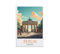 Puzzle de 1000 pièces pour Adultes - Berlin, Allemagne. Puzzle de 1000 pièces en Papier représentant Un Paysage, idéal pour Les Enfants et Les Enfants. Cadeau éducatif. Dimensions : 52 x 38 cm.