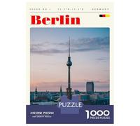Puzzle De 1000 Pièces pour Adultes Berlin Germany Travel Art Puzzle pour Adolescents Analyse Et Logique Aide À Stimuler Le Cerveau Idéal comme Cadeau pour Toute La Famille 70x50cm/1000pcs