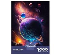 Puzzle De 1000 Pièces pour Adultes Beyond The Horizon Galaxie Puzzles pour Adolescents Jeu De Réflexion Améliore La Mémoire Défi Éducatif 52x38cm/1000pcs