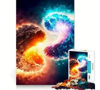 Puzzle de 1000 pièces pour adultes, Big Bang, coupe fine, art - Cadeau pour moments calmes, cadeau d'anniversaire (38 x 26 cm)