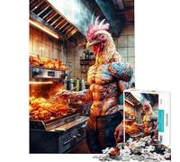 Puzzle de 1000 pièces pour Adultes Big Reds BBQ Bash Jeu de Manipulation pour Adultes Améliore la mémoire Cadeau Unique pour Un Anniversaire ou Noël (Dimensions 38x52cm)