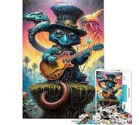 Puzzle de 1000 pièces pour Adultes Biopunk Critter Melodies Puzzle pour Adolescents Jeu Manuel Cadeau pour améliorer la mémoire pour Les Amis et la Famille (Taille 50x75cm)