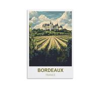 Puzzle de 1000 pièces pour Adultes, Bordeaux, France. Puzzle Stimulant et Difficile, idéal pour la décoration familiale. Dimensions : 26 x 38 cm.