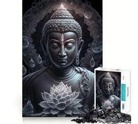 Puzzle de 1000 pièces pour Adultes Bouddha V Jeu de logique à pièces ajustées Idée Cadeau Amusante pour Un Anniversaire (50x75cm)