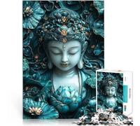 Puzzle de 1000 pièces pour Adultes Bouddha Zen Lotus Kintsugi Jouet éducatif intellectuel décompressant Super Cadeau 75x50cm