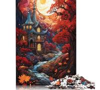 Puzzle de 1000 pièces pour Adultes - Bouvier des Flandres - Puzzle Artistique sur Plateau en Bois - Idée Cadeau pour Noël - 1000 pièces (75 x 50 cm)