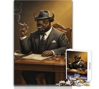 Puzzle de 1000 pièces pour Adultes - Buffalo Crime Lord - Idéal pour des Moments de détente - Découpe de précision de qualité supérieure - Dimensions:38x26cm