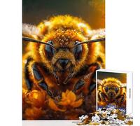 Puzzle de 1000 pièces pour Adultes Buzzing Harmony Jeu Impossible Course de Vitesse Manuelle Jouet Anti-Stress Cadeau Unique pour Anniversaire et Noël (38x26cm)