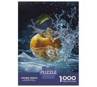 Puzzle De 1000 Pièces pour Adultes - Cadeau Apple Falling Into Water Puzzle pour Adultes - Jeu De Réflexion - Décoration Parfaite - Difficile À Compléter 52x38cm/1000pcs