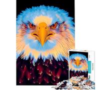 Puzzle de 1000 pièces pour Adultes Cadeau Art numérique Falcon défi Difficile à relever Jeu Familial pour Les 14 Ans et Plus Jeu de Puzzle Offert (50x75cm)