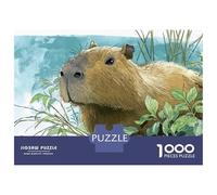 Puzzle De 1000 Pièces pour Adultes - Cadeau Capybara in The Jungle Puzzle pour Adultes - Jeu De Réflexion - Décoration Parfaite - Difficile À Compléter 38x26cm/1000pcs