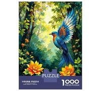 Puzzle De 1000 Pièces pour Adultes, Cadeau Fantasy Bird Art Print Puzzle, Jeux Relaxants, Difficile, Cadeau d'anniversaire, 38x26cm/1000pcs