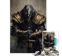 Puzzle de 1000 pièces pour Adultes Cadeau Guerrier de l'ombre Activités Amusantes à la Maison Assemblage de Motifs Jouet à Monter soi-même pour Les 14 Ans et Plus Jeu de Puzzle (38x52cm)