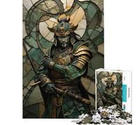 Puzzle de 1000 pièces pour Adultes Cadeau Guerrier samouraï Kintsugi Jeu Anti-Stress de 1000 pièces Analyse et logique Cadeau Stimulant (75x50cm)