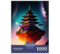 Puzzle De 1000 Pièces pour Adultes, Cadeau Japanese Fantasy Build Puzzle, Jeux Relaxants, Difficile, Cadeau d'anniversaire, 38x26cm/1000pcs
