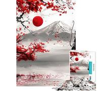 Puzzle de 1000 pièces pour Adultes Cadeau Samouraï Japonais avec Un Dragon de l'ombre Puzzle à Monter soi-même Décoration Parfaite Défi éducatif (Dimensions 38x52cm)