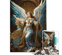 Puzzle de 1000 pièces pour Adultes Cadeau sur Le thème du Pouvoir Divin des archanges Jeu de réflexion Idéal pour se détendre à la Maison Cadeau d'anniversaire (Dimensions 50x75cm)